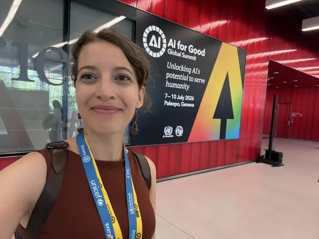 Mélanie Gréaux at the AI for Good Global Summit in Geneva